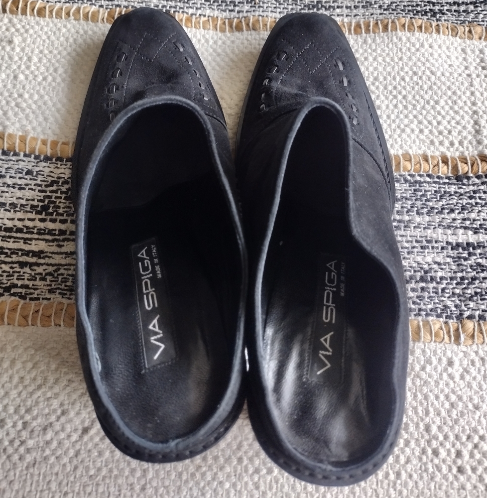 Italian Suede Via Spiga Shoes - Picture 8 of 11